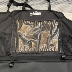 車収納ポケットシート２枚セット、ティッシュケース付きの画像