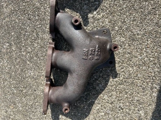 BNR34 純正タービン2機アウトレット2個付きBNR34　純正エキマニ2個　実働品　スカイライン日産