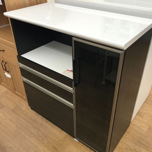 ★ジモティ割あり★ 古賀家具　レンジ台    H97×W90×D45   クリーニング済み KJ5705