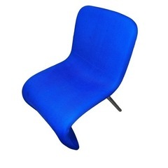 【ジ07023-15】 色がおしゃれな椅子‼️ 椅子　青色、ブルー  