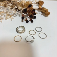 リング まとめ売り 6個 レディースアクセサリー アクセ リング...