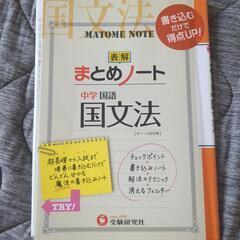 まとめノート中学国語国文法　問題集