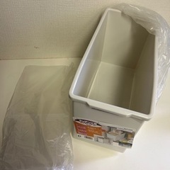 米びつ 米ケース スライドフードストッカー スリム スライド式 省スペース 新品未使用！の画像