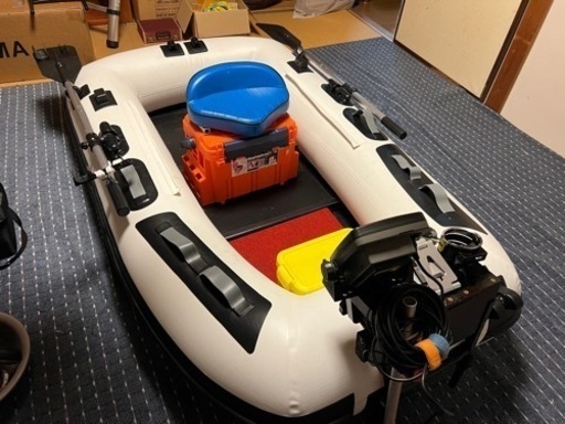 AFボート 自動ポンプ　魚探
セット