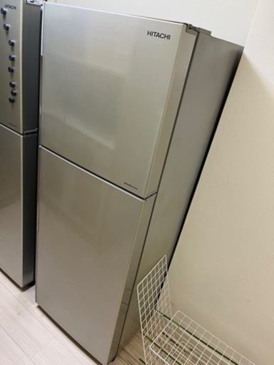 \n中古 冷凍庫 日立 冷蔵庫 2ドア 203L R-20FA 右開きインバーター 2016年製動作品