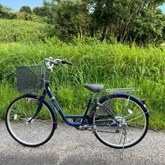 発送不可名古屋市お届け無料26インチ外装6段変速シティサイクルママチャリ自転車 名古屋市内配達無料26インチ6段変速自転車シティサイクルママチャリ