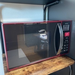 電子レンジ　※受け皿なし（割れた為大皿を入れて使っていました）