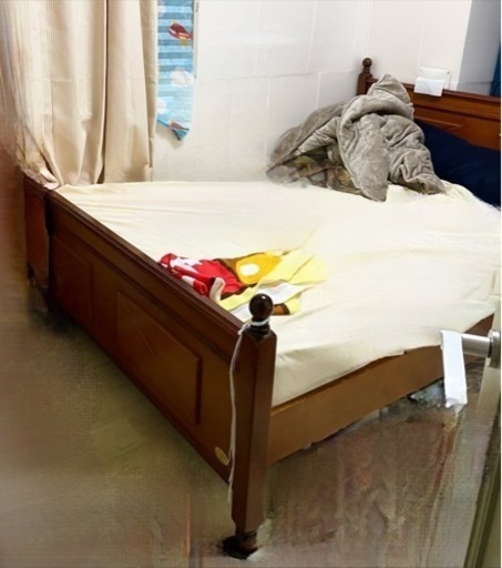 取引中　家具 ベッド ダブルベッド
