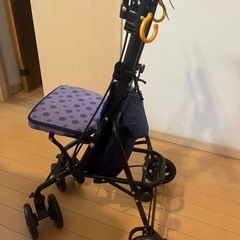 【美品】シルバーカー　 手押し車　シルバーカート 紫の画像