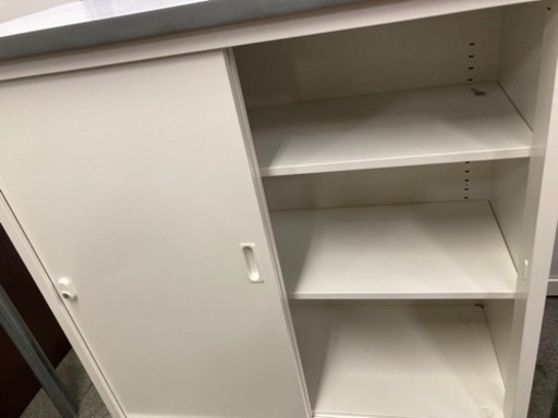 生興 NSカウンター 収納付　ハイカウンター カギ有 中古