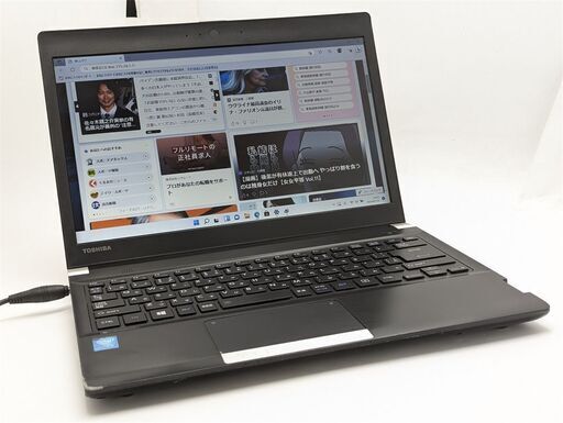 激安 高速SSD 中古ノートパソコン 13.3型ワイド 東芝 dynabook R734/M 第4世代Core i5 4GB 無線 DVDRW Bluetooth Windows11 Office済み