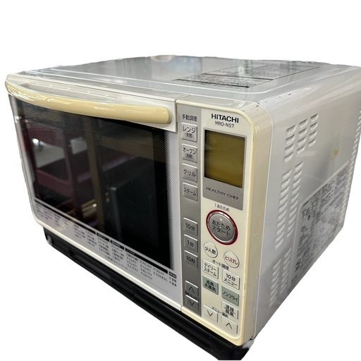 HITACHI 日立 過熱水蒸気オーブンレンジ 2015年製 MRO-NS7 パールホワイト
