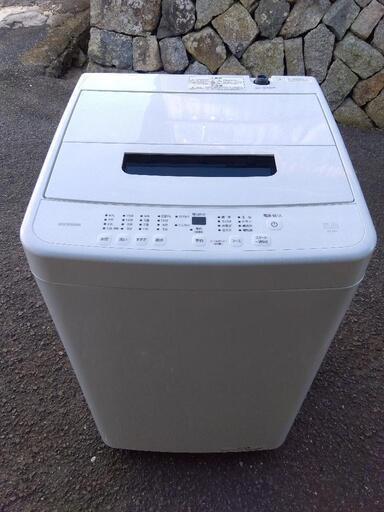 【和泉】配送可!! 美品 動作品 2023年製 IRIS OHYAMA 5kg 全自動洗濯機  IAW-T504 アイリスオーヤマ