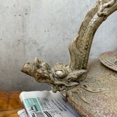 やちむん　龍頭のきゅうす30年前製造の画像