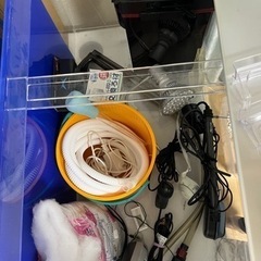 90cm水槽台ライトヒーター等　残り 
用品一式の画像