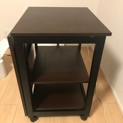 折りたたみデスク キャスター付の画像