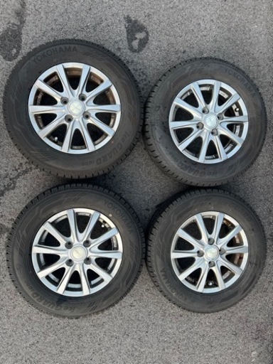 軽自動車　スタッドレス　バリ山　美品　145/80r13