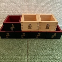 酒器　日本酒　升　白隠政宗　日本盛の画像