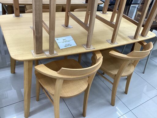 ダイニング5点セット　柏木工　ナチュラル