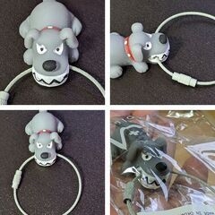 犬/ワイヤーキーホルダー（新品）の画像