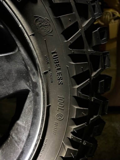 ジムニーjb23  ホイール付きマッドタイヤ４本セット