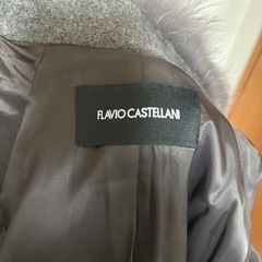 flavio castellani フラビオカステラーニ 美品ファーコートの画像