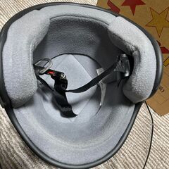 最終値下げ！ZawaKita ジェットヘルメット　黒　5７～60ｃｍ　状態良　自動二輪使用可の画像