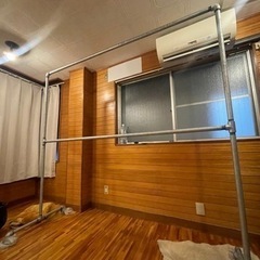 明日7/24迄！ 定価10万前後 特大ガス管ラック アンティーク仕上げ　の画像