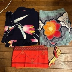 ビンテージ　大人浴衣