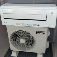 ⑤三菱重工 SRK25TY 8畳向け 2.5KW 洗浄済 2021年 取付工事(別料金)も可！ビーバーエアコン 管140