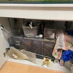 90センチオーバーフロー水槽、水槽台一式の画像