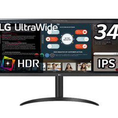 LG ウルトラワイドモニター　34インチ　34WP550-B
