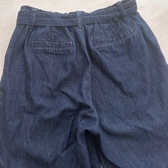 ワイドパンツ Lサイズ ウエスト ベルト付きの画像