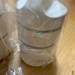 【終了】未使用品★保温ランチジャー★弁当箱2個セットの画像