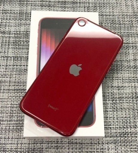 【お話中】iPhone SE3 レッド　128GB 美品
