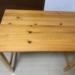 無印良品･パイン材デスク･折りたたみ式