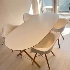 C1*369[ご来店頂ける方限定]ベンチダイニング5点セット