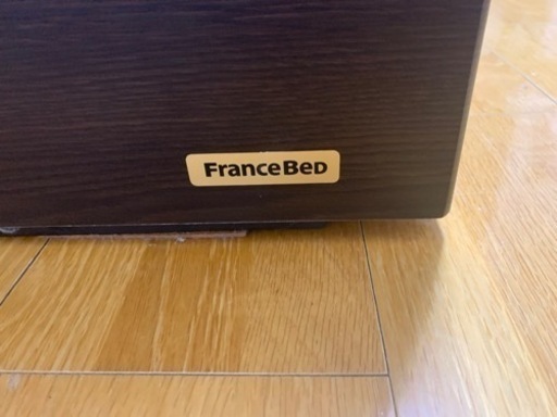 【中古】FRANCEBED ベットフレーム　棚付き