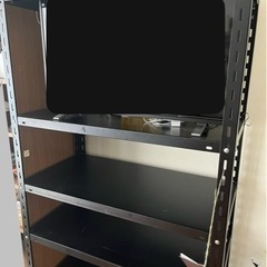 ブラック　　スチールラック　150の画像