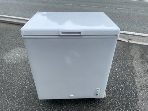 ■新古品 長期保管品 未使用ですが傷、凹みあり エスケイジャパン 冷凍ストッカー SUF-A142 142L 2021年 735ｘ577ｘ851ｍｍ 動作問題なし■