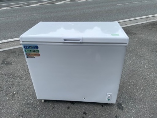■Ｃ‐3 新古品 長期保管品 未使用 凹みあり エスケイジャパン 冷凍ストッカー SFU－A197N 197L 2022年 964ｘ577ｘ885㎜ 動作問題なし■