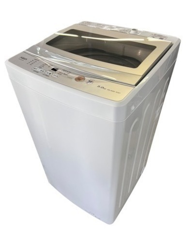 NO.1618 【2021年製】 AQUA 全自動洗濯機 5kg AQW-GS50J 生活家電 家電 中古