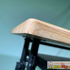 BD02】Bauhutteスタンディングデスク 昇降式 木目調 (栃木買取