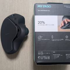 ロジクール ワイヤレス トラックボール MX ERGO MXTB1d Bluetooth Unifying 無線 8ボタン 高速充電式の画像