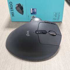 ロジクール ワイヤレス トラックボール MX ERGO MXTB1d Bluetooth Unifying 無線 8ボタン 高速充電式の画像