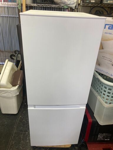 ☆中古￥15,800！Haier　140㍑2ドア冷蔵庫　家電　JR-NF140M型　幅50㎝ｘ奥行56㎝ｘ高さ126㎝　【BG156】