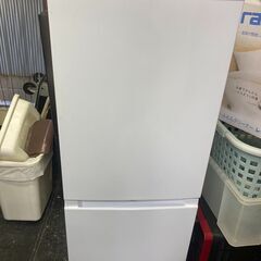 ☆中古￥15,800！Haier　140㍑2ドア冷蔵庫　家電　JR-NF140M型　幅50㎝ｘ奥行56㎝ｘ高さ126㎝　【BG156】