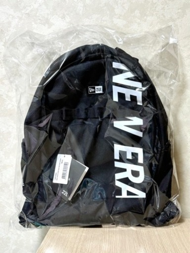 新品未開封 NEW ERA ニューエラ デイパック 22L バックパック リュック プリントロゴ ブラック 12674081