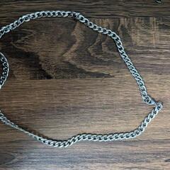 チェーンネックレス細め　メンズ