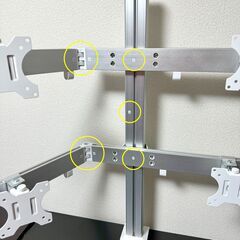 7月末まで!! WQHD 6画面 モニター LG 2K 24QP550 QHD 検 トレード FX 株 ゲーム 実況 他画面 マルチ フルHD パソコン トレーダー Windows デスクトップの画像